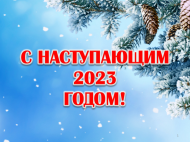 С Наступающим 2023 годом!